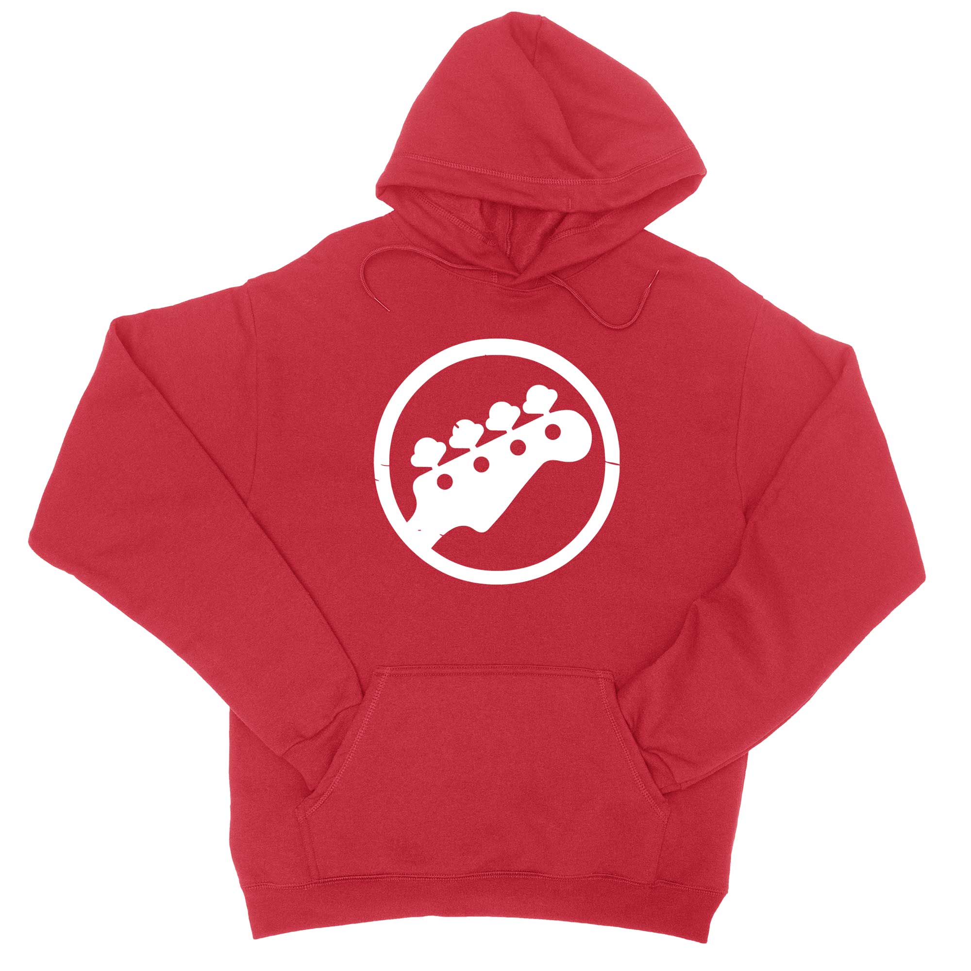 Bass Logo Hoodie Sweatshirt-Hoodies-Shirtasaurus-S-Red-Shirtasaurus