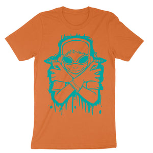 Beat Shirt-T-Shirts-Shirtasaurus-Basic-S-Tokyo Orange-Shirtasaurus