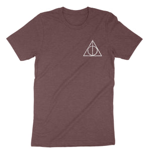 Hollowed Symbol Shirt-T-Shirts-Shirtasaurus-Premium-XS-Heather Maroon-Shirtasaurus