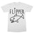 Flipper 90s Grunge Vintage Shirt-T-Shirts-Shirtasaurus-Basic-S-White-Shirtasaurus