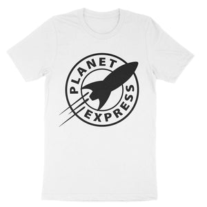 Planet Express Shirt-T-Shirts-Shirtasaurus-Premium-S-White-Shirtasaurus