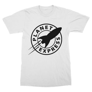 Planet Express Shirt-T-Shirts-Shirtasaurus-Basic-S-White-Shirtasaurus