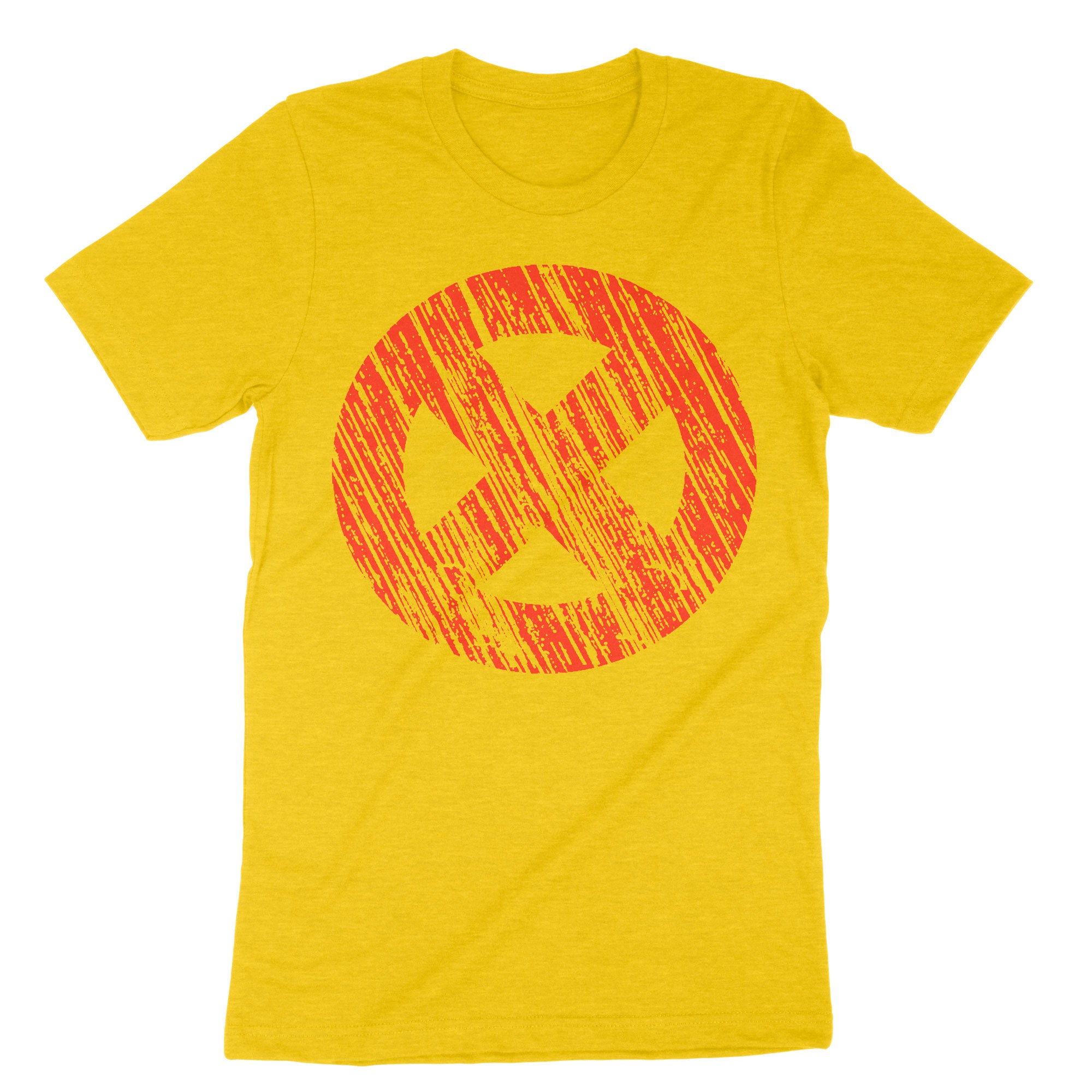 X Logo Distressed Vintage Shirt-T-Shirts-Shirtasaurus-Premium-XS-Heather Mustard-Shirtasaurus