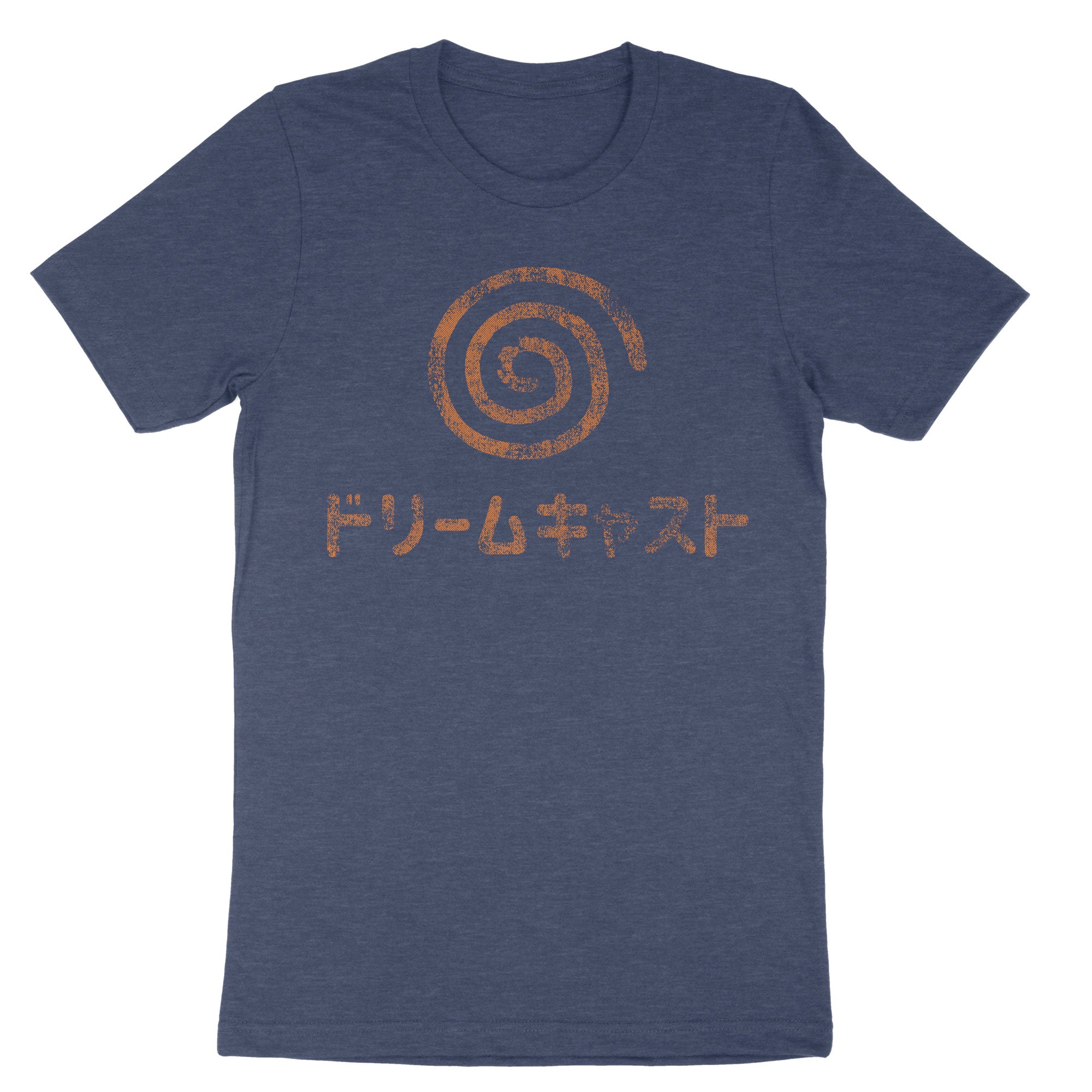 Dreamcast Vintage Triblend Japanese Shirt-T-Shirts-Shirtasaurus-Premium-XS-Triblend Navy-Shirtasaurus