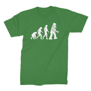 Robot Evolution Shirt-T-Shirts-Shirtasaurus-Basic-S-Green-Shirtasaurus