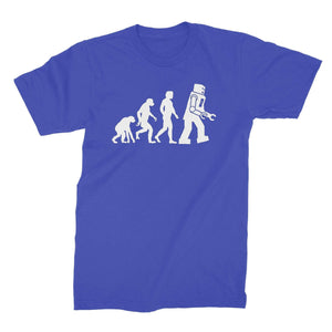Robot Evolution Shirt-T-Shirts-Shirtasaurus-Basic-S-Royal-Shirtasaurus
