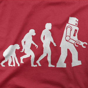 Robot Evolution Shirt-T-Shirts-Shirtasaurus-Shirtasaurus