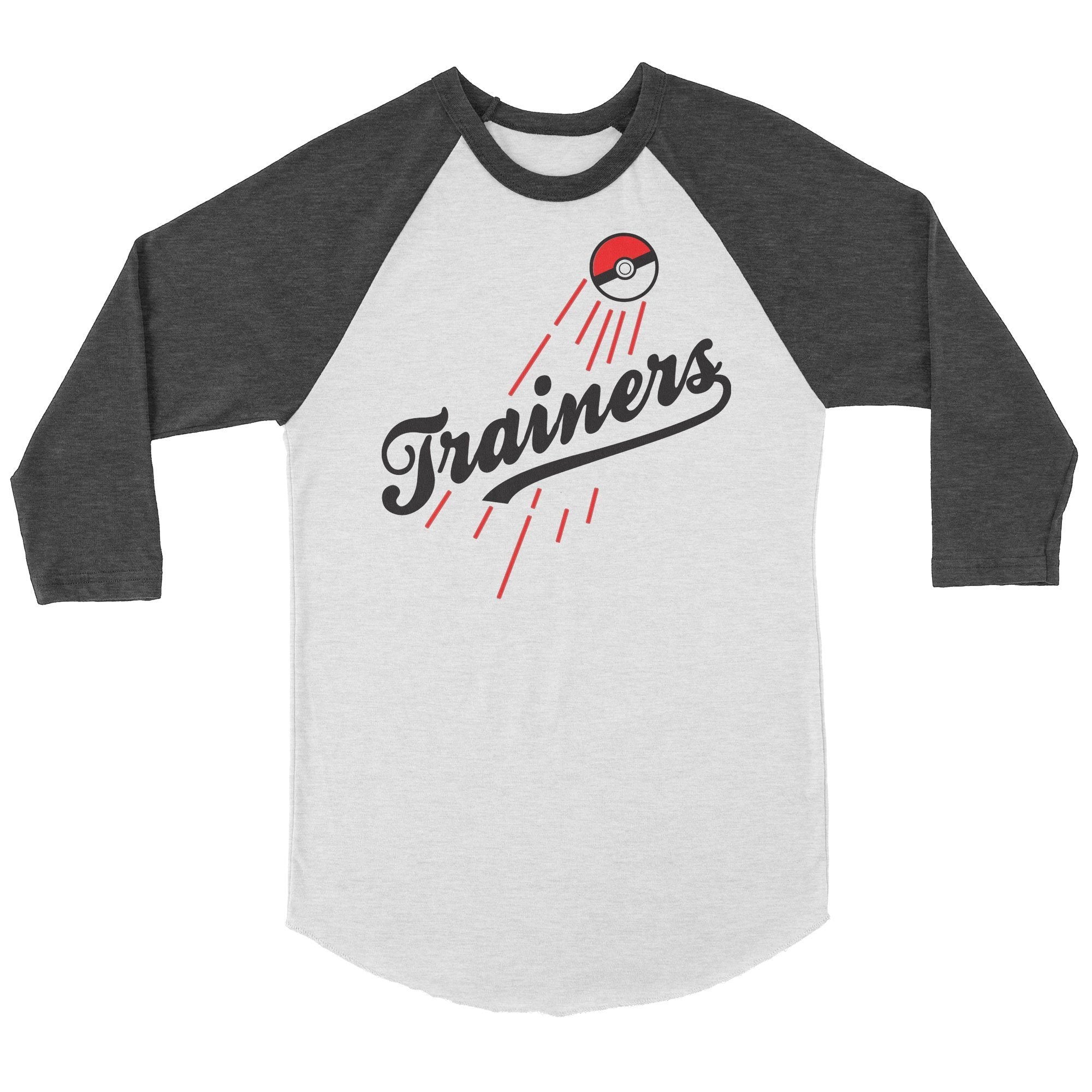 Trainers Tri-blend Baseball Raglan Shirt-T-Shirts-Shirtasaurus-Shirtasaurus